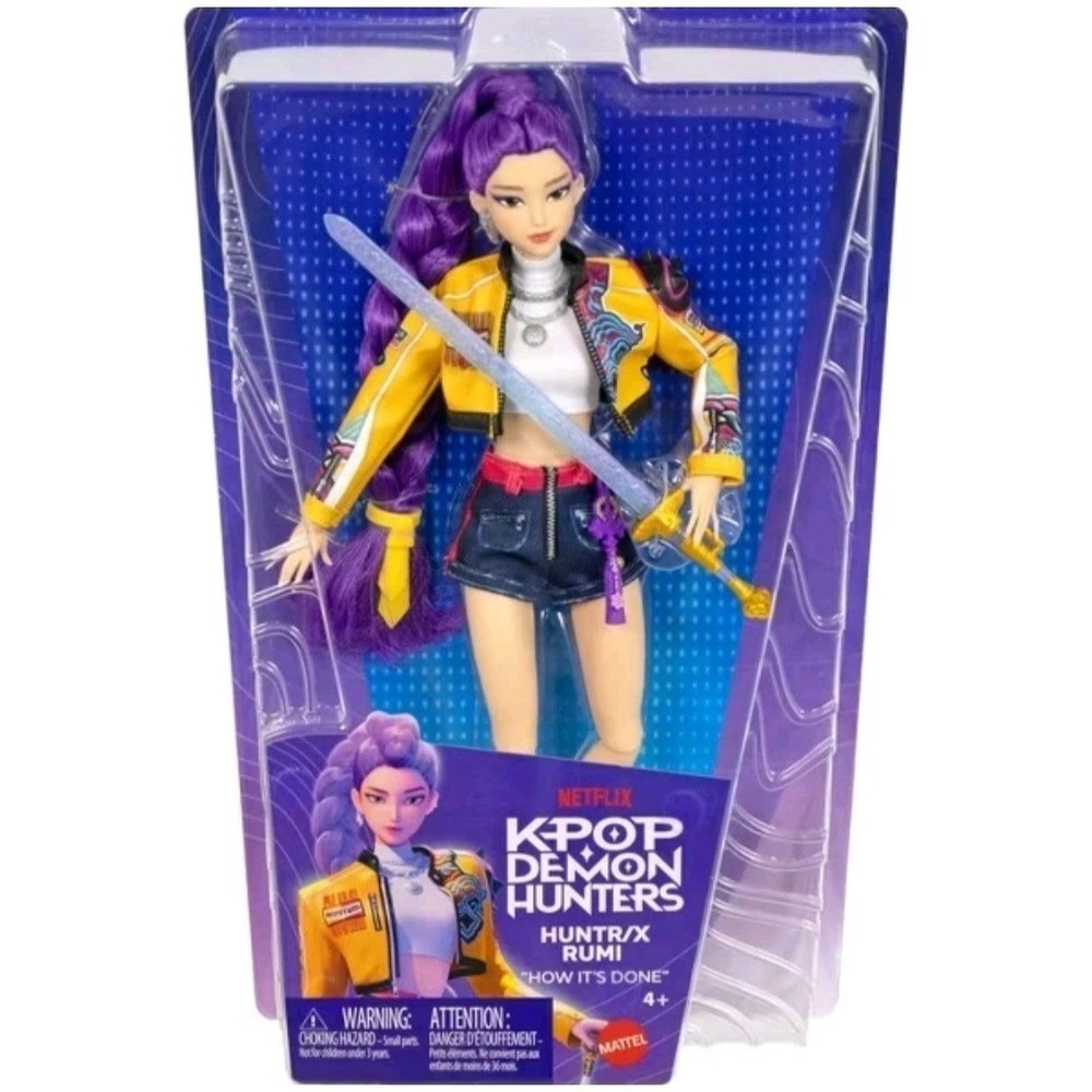 Licensed KPop Demon Hunters  Huntr/x Rumi How It's All Done Fashion Doll